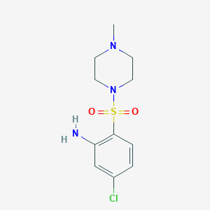 5-Chloro-2-(4-methylpiperazin-1-yl)sulfonylaniline