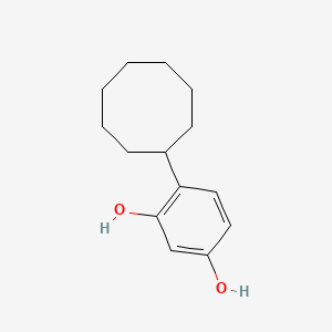 molecular formula C14H20O2 B13881715 4-Cyclooctylbenzene-1,3-diol 