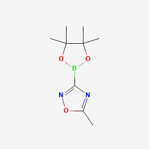 5-Methyl-3-(4,4,5,5-tetramethyl-1,3,2-dioxaborolan-2-yl)-1,2,4-oxadiazole