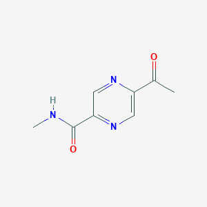 5-acetyl-N-methylpyrazine-2-carboxamide