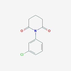 molecular formula C11H10ClNO2 B13881759 1-(3-Chlorophenyl)piperidine-2,6-dione 