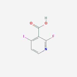 molecular formula C6H3FINO2 B1388184 2-氟-4-碘烟酸 CAS No. 884494-51-3