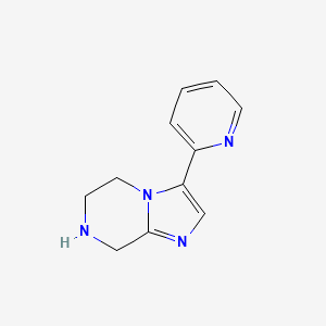 3-(Pyridin-2-YL)-5,6,7,8-tetrahydroimidazo[1,2-A]pyrazine