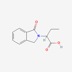 B1388190 2-(1-Oxo-1,3-dihydro-2H-isoindol-2-YL)butanoic acid CAS No. 950252-65-0