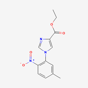 1-(5-Methyl-2-nitrophenyl)-4-imidazolecarboxylic acid ethyl ester