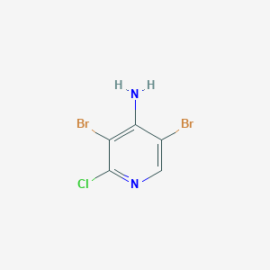 B1388193 3,5-Dibromo-2-chloropyridin-4-amine CAS No. 1054484-40-0