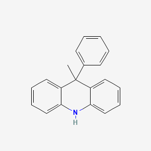 molecular formula C20H17N B13881943 9-Methyl-9-phenyl-9,10-dihydroacridine 