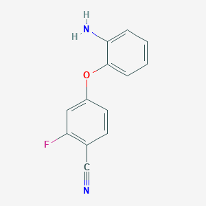 4-(2-Aminophenoxy)-2-fluorobenzonitrile