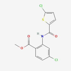 Methyl 4-chloro-2-{[(5-chloro-2-thienyl)carbonyl]amino}benzoate