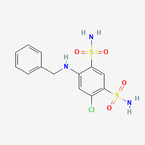 4-(Benzylamino)-6-chlorobenzene-1,3-disulfonamide