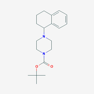 Tert-butyl 4-(1,2,3,4-tetrahydronaphthalen-1-yl)piperazine-1-carboxylate