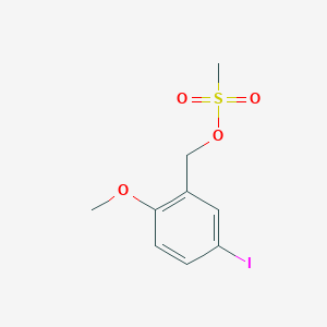 5-Iodo-2-methoxybenzyl methanesulfonate