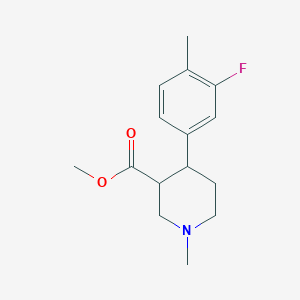 Methyl 4-(3-fluoro-4-methylphenyl)-1-methylpiperidine-3-carboxylate