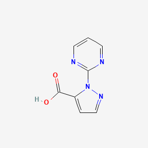 molecular formula C8H6N4O2 B13882109 1-(pyrimidin-2-yl)-1H-pyrazole-5-carboxylic acid 