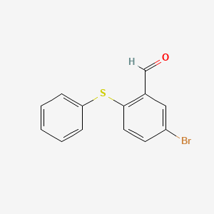 5-Bromo-2-phenylsulfanylbenzaldehyde