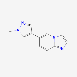 6-(1-methyl-1H-pyrazol-4-yl)imidazo[1,2-a]pyridine