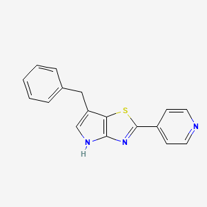 6-benzyl-2-pyridin-4-yl-4H-pyrrolo[2,3-d][1,3]thiazole