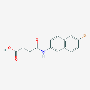 4-[(6-Bromonaphthalen-2-yl)amino]-4-oxobutanoic acid