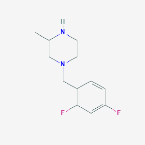 1-[(2,4-Difluorophenyl)methyl]-3-methylpiperazine