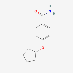 4-Cyclopentyloxybenzamide