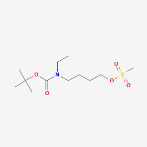 4-[Ethyl-[(2-methylpropan-2-yl)oxycarbonyl]amino]butyl methanesulfonate