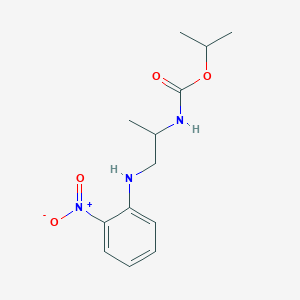 propan-2-yl N-[1-(2-nitroanilino)propan-2-yl]carbamate