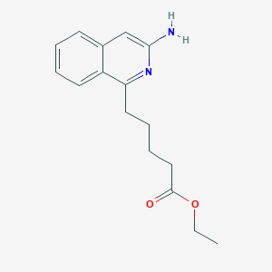 Ethyl 5-(3-aminoisoquinolin-1-yl)pentanoate