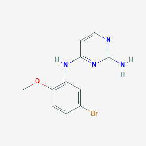 4-N-(5-bromo-2-methoxyphenyl)pyrimidine-2,4-diamine