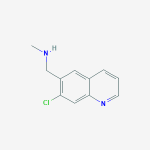 1-(7-Chloro-6-quinolinyl)-N-methylmethanamine