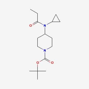 Tert-butyl 4-[cyclopropyl(propanoyl)amino]piperidine-1-carboxylate