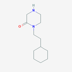 1-(2-Cyclohexylethyl)piperazin-2-one