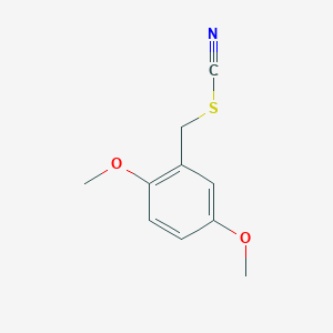 molecular formula C10H11NO2S B1388235 2,5-Dimethoxybenzyl thiocyanate CAS No. 1252046-12-0