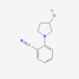 2-(3-Hydroxypyrrolidin-1-yl)benzonitrile