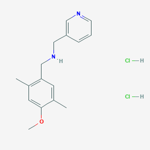 (4-Methoxy-2,5-dimethylbenzyl)-(pyridin-3-ylmethyl)amine dihydrochloride
