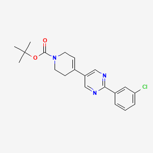 tert-butyl 4-[2-(3-chlorophenyl)pyrimidin-5-yl]-3,6-dihydropyridine-1(2H)-carboxylate