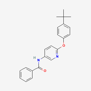 N-[6-(4-tert-butylphenoxy)pyridin-3-yl]benzamide