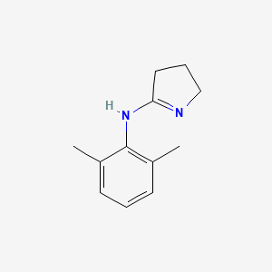 molecular formula C12H16N2 B13882426 N-(2,6-dimethylphenyl)-3,4-dihydro-2H-pyrrol-5-amine 