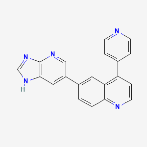 6-(1H-imidazo[4,5-b]pyridin-6-yl)-4-pyridin-4-ylquinoline