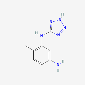 4-methyl-3-N-(2H-tetrazol-5-yl)benzene-1,3-diamine