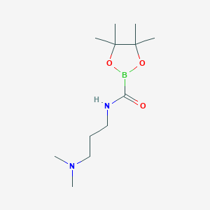 N-(3-(Dimethylamino)propyl)-4,4,5,5-tetramethyl-1,3,2-dioxaborolane-2-carboxamide