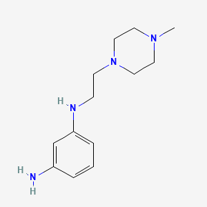 3-N-[2-(4-methylpiperazin-1-yl)ethyl]benzene-1,3-diamine