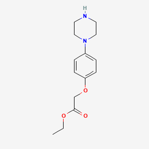 Ethyl 2-(4-piperazin-1-ylphenoxy)acetate