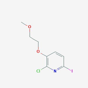 2-Chloro-6-iodo-3-(2-methoxyethoxy)pyridine