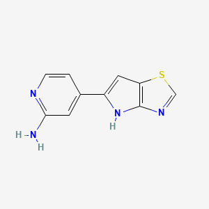 4-(4H-pyrrolo[2,3-d][1,3]thiazol-5-yl)pyridin-2-amine