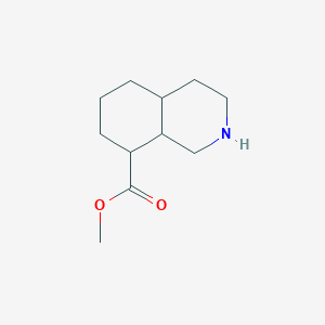 Methyl 1,2,3,4,4a,5,6,7,8,8a-decahydroisoquinoline-8-carboxylate