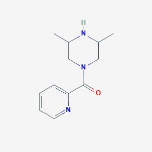 molecular formula C12H17N3O B13882567 (3,5-Dimethylpiperazin-1-yl)-pyridin-2-ylmethanone 