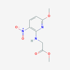 Methyl N-(6-methoxy-3-nitropyridin-2-yl)glycinate