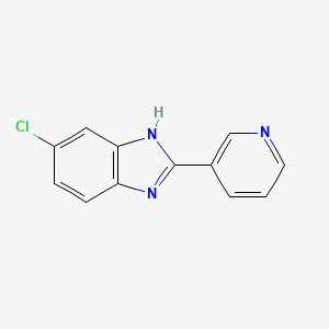 5-chloro-2-pyridin-3-yl-1H-benzimidazole