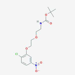 tert-butyl N-[2-[2-(2-chloro-5-nitrophenoxy)ethoxy]ethyl]carbamate