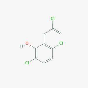 3,6-Dichloro-2-(2-chloroprop-2-enyl)phenol